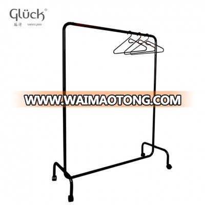 Nordic creative single pole clothes rack landing simple drying pole indoor drying hanger bedroom coat rack manufacturer