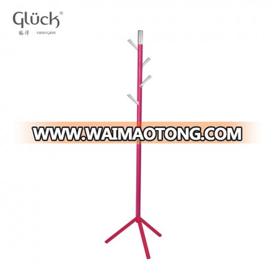 Modern Furniture Patent Design Multiple Color Options Metal Coat Hanging Stand With High Quality